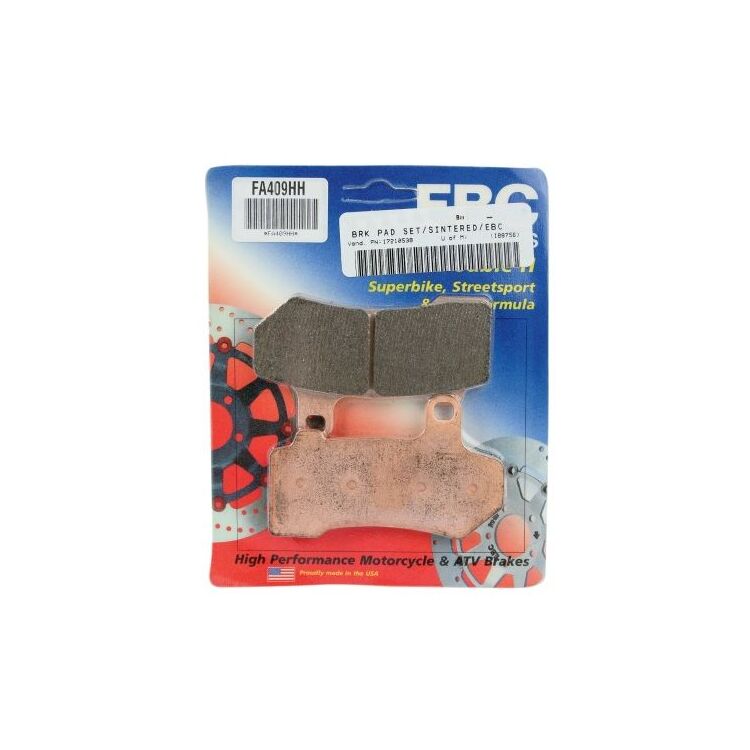 EBC Brakes Double-H Sintered Front / Rear Brake Pads For Harley Touring / V-Rod 2006-2025 [Open Box]