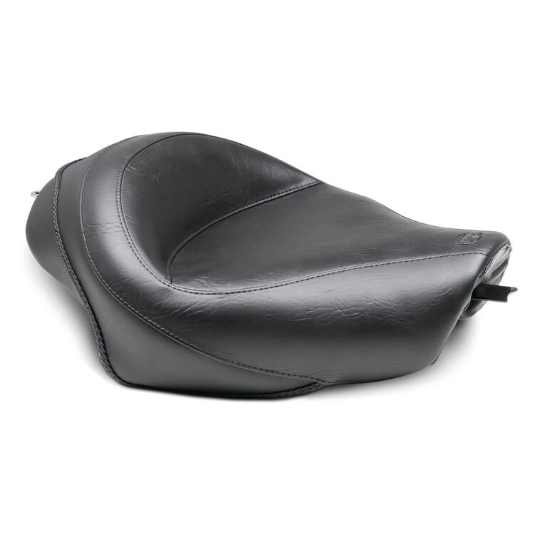 Mustang Wide Touring Solo Seat For Harley Sportster 2004-2022