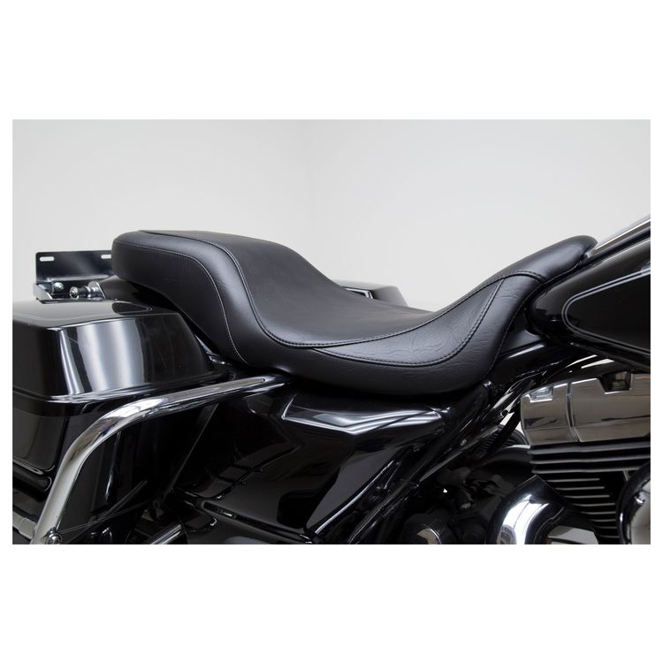 Mustang Super Tripper Carbon Fiber Seat For Harley Touring 2008-2025