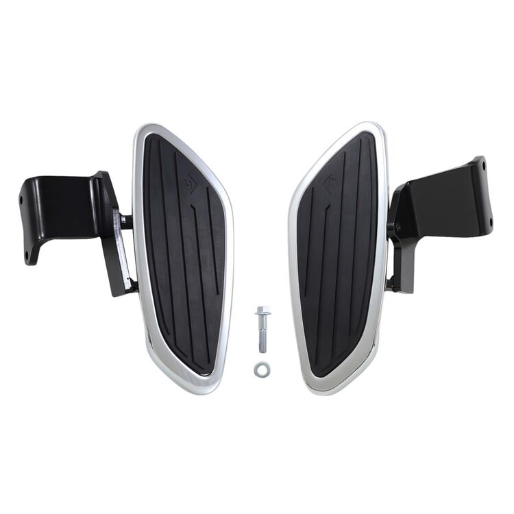 Cobra Swept Chrome Driver Floorboards Honda Shadow VT750 2004-2017 [Previously Installed]