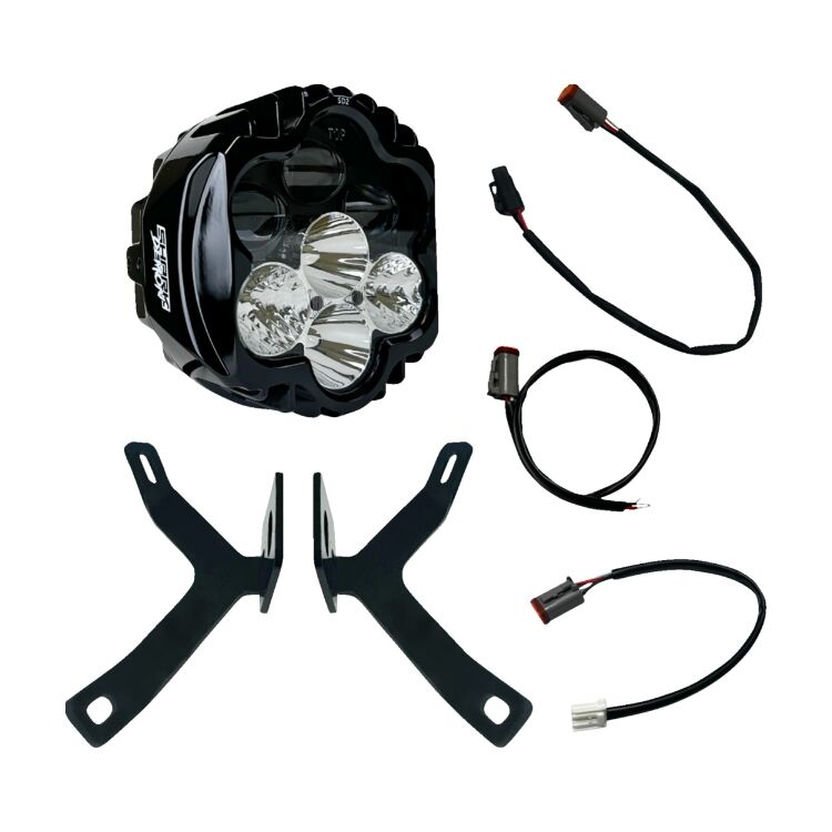 Custom Dynamics Shark Demon LED Headlight For Memphis Shades Road Warrior Fairing