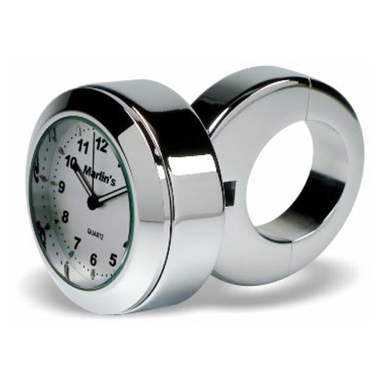 Brushed Aluminum Clock