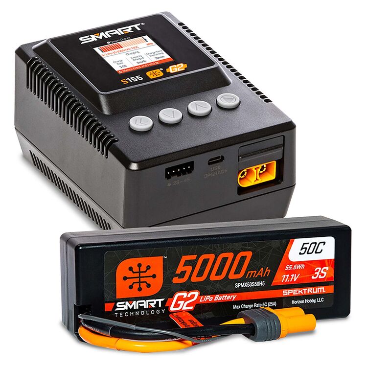 Spektrum RZR Rey Smart Powerstage Charger and Battery Bundle