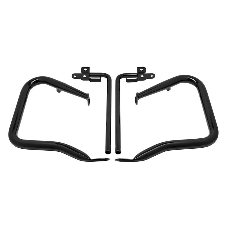 HogWorkz 1.25" Pork Chop Saddlebag Guards For Harley