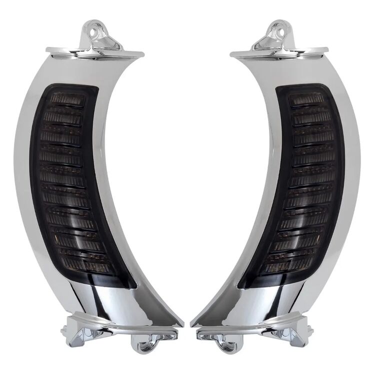 HogWorkz Visionz LED Turn Signal & DRL Vent Inserts For Harley FLTR 2015-2025