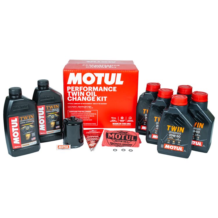 Motul Twin Oil Change Kit For Harley Milwaukee-Eight 2017-2026