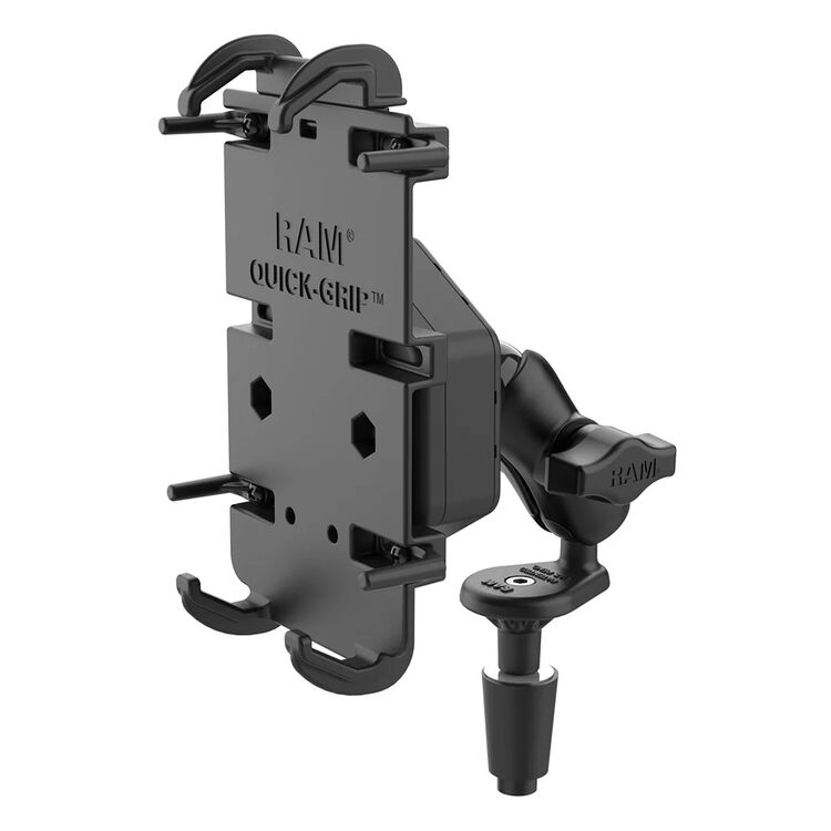 RAM Mounts Vibe Quick-Grip XL Phone Holder With Stem And Vibe Safe Adapter