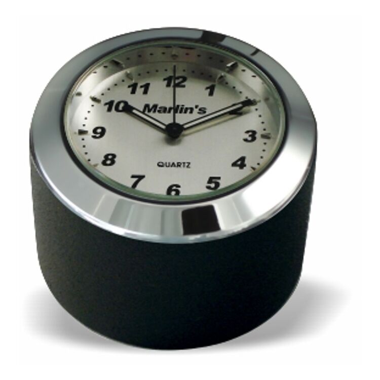 Brushed Aluminum Clock