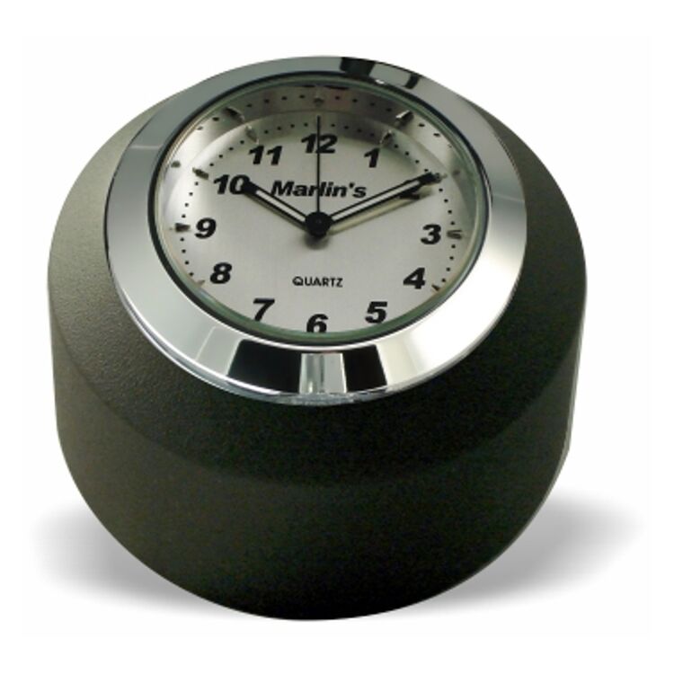 Brushed Aluminum Clock