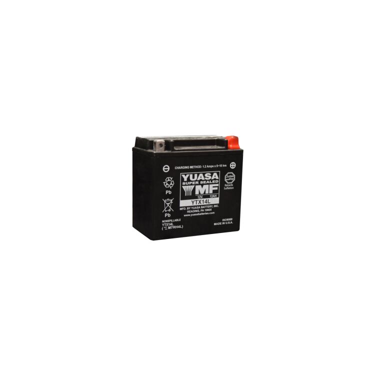 Yuasa YTX14L Factory Activated AGM Battery