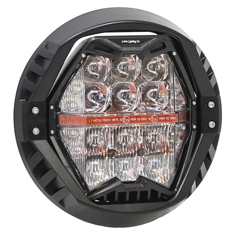 Letric Lighting Co. 7" LED Game Changer Headlamp For Harley 1994-2026