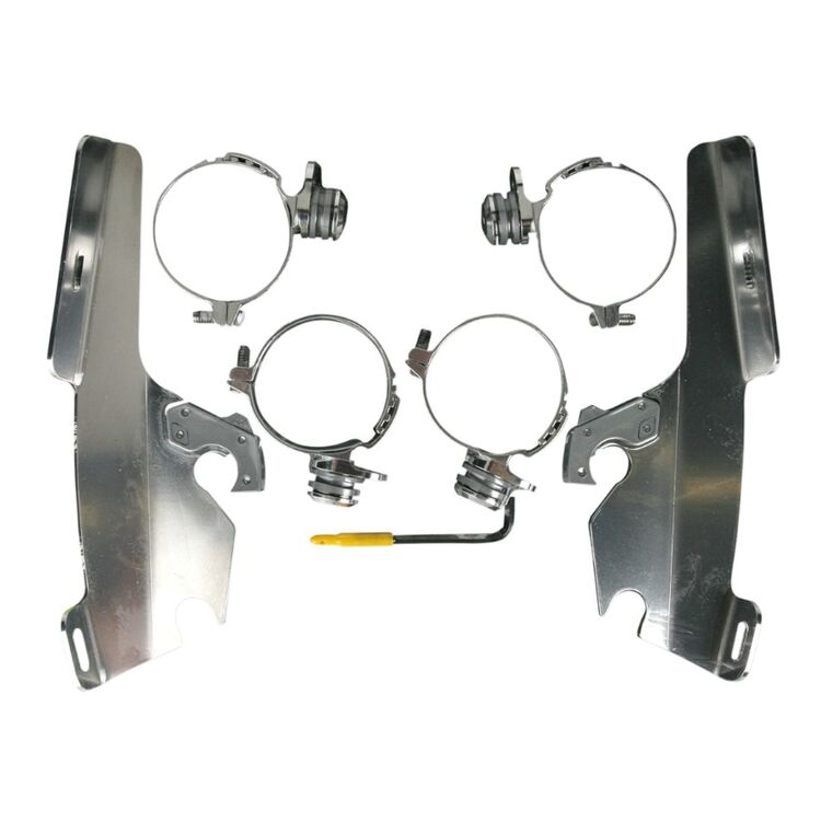 Memphis Shades Fats/Slims Trigger Lock Mount Kit Honda VTX1800 2002-2008 Polished [Open Box]