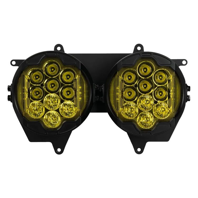 HogWorkz Goldtooth Performance LED Headlight For Harley Road Glide 2015-2025