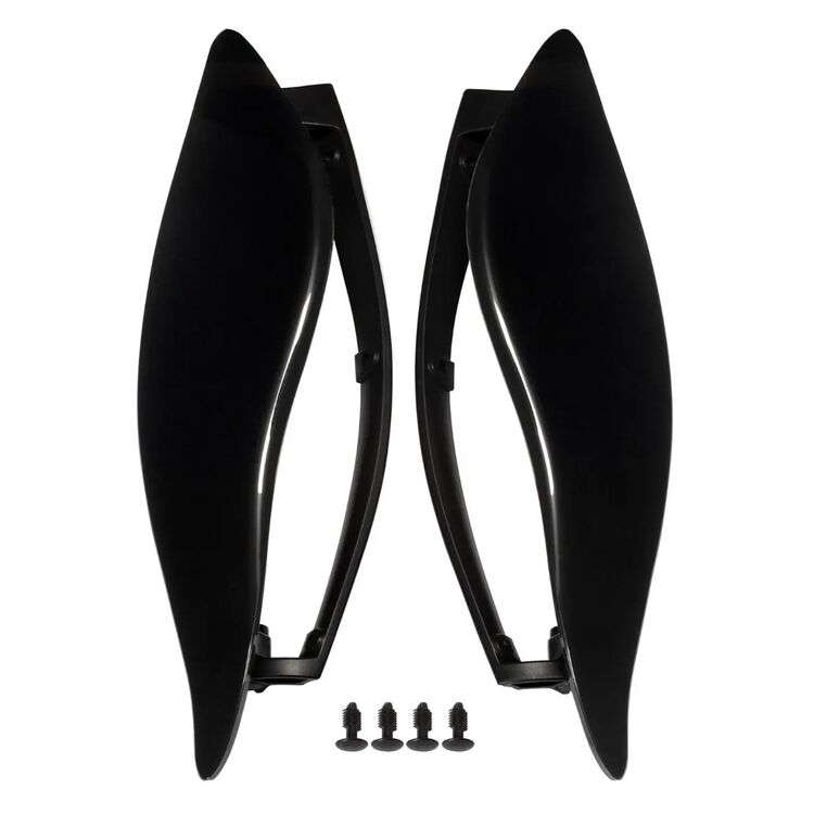 HogWorkz Adjustable Batwing Air Deflectors For Harley Touring 2014-2025
