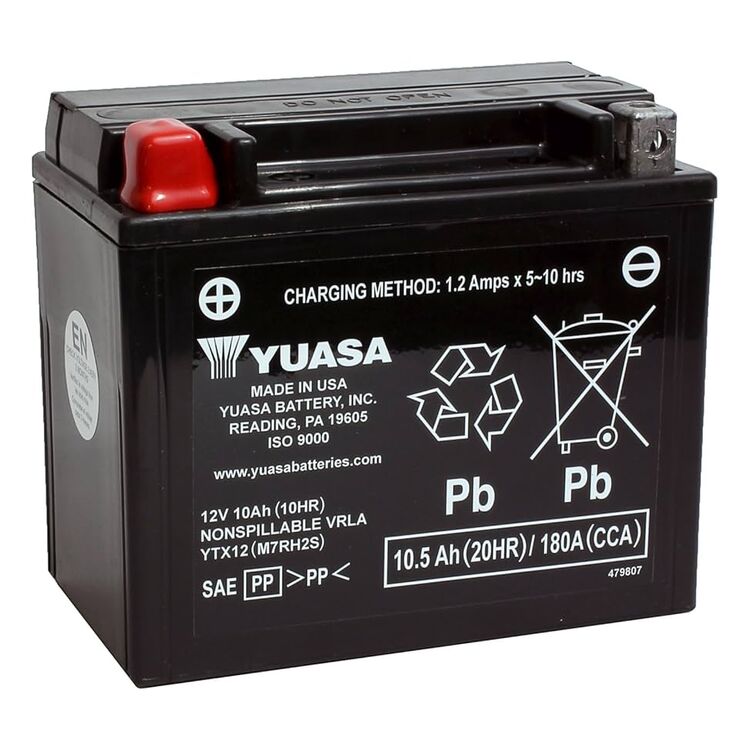 Yuasa YTX12 Factory Activated AGM Battery
