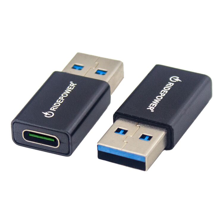 RidePower Male USB-C to Female USB Power Adapter