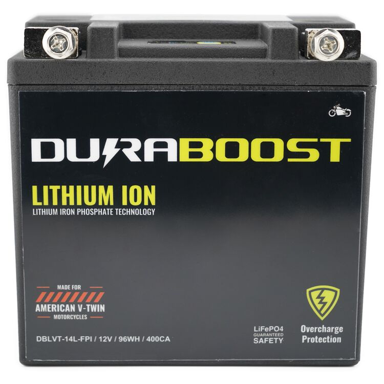 Duraboost V-Twin DBLVT14L Lithium Ion Battery For Harley