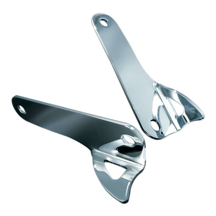 Kuryakyn Custom Tie-Down Brackets For Harley Street Glide / CVO 2004-2013 Teardrop / Chrome [Incomplete]