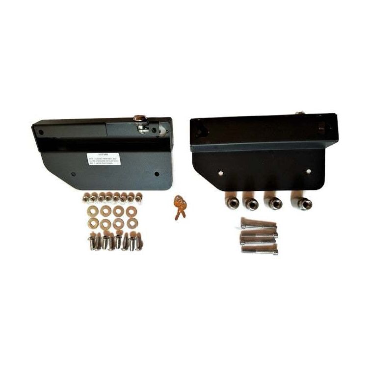 Leatherworks Quick Mounts Saddlebag Mounts For Harley Softail Fat Boy / Breakout 2018-2026 With Detac... [Open Box]