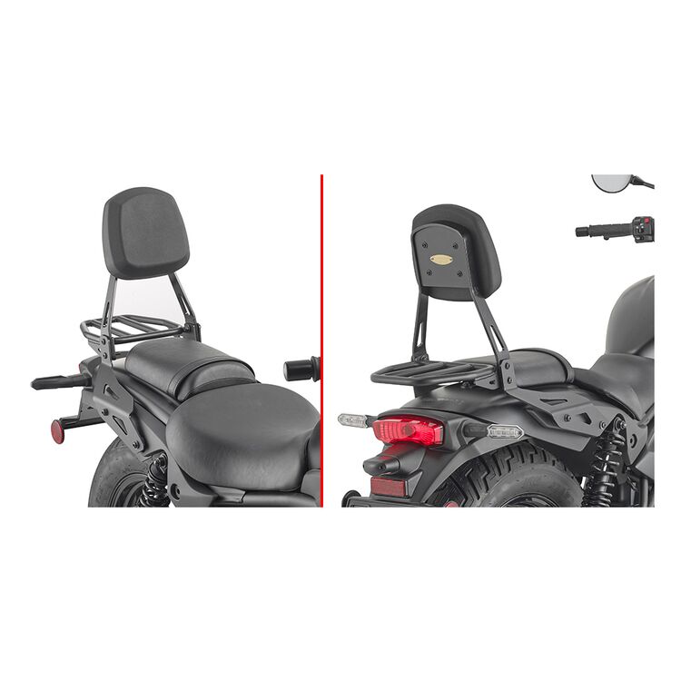 Givi TS4134C Sissy Bar Back Rest Kawasaki Eliminator / SE 2024-2025