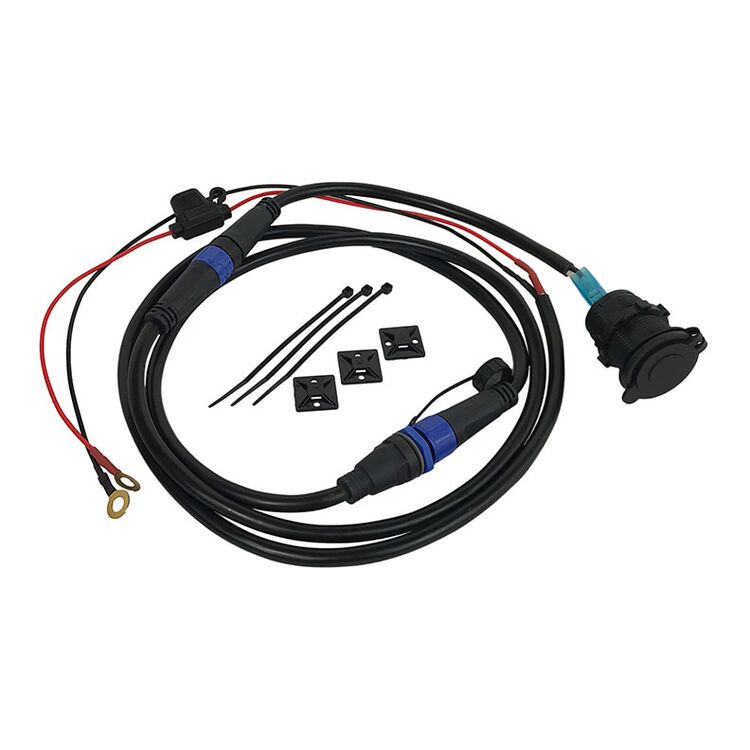 Hardbagger Top Shelf  Saddlebag Organizer 12V Charger Kit