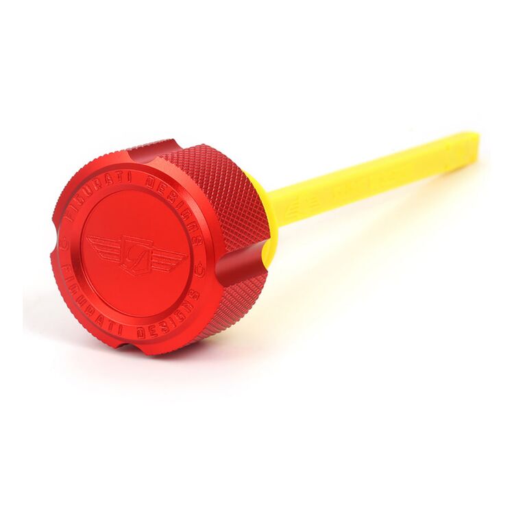 Figurati Designs Performance Aluminum Knurled Magnetic Oil Dipstick For Harley