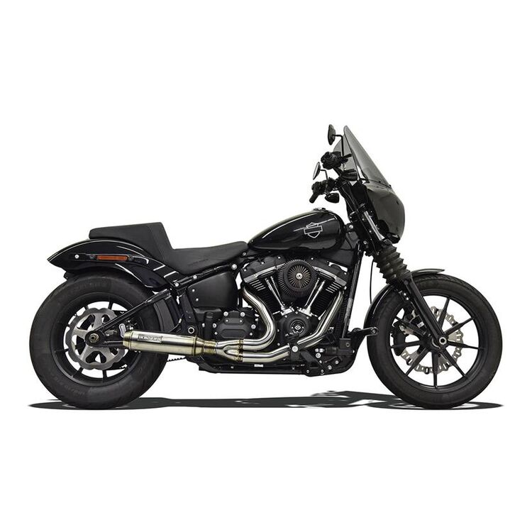 Bassani Road Rage III 2-Into-1 Exhaust With Superbike Muffler For Harley