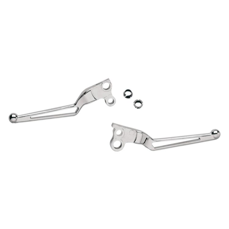 Drag Specialties Stealth Series Lever Set For Harley 1982-1995