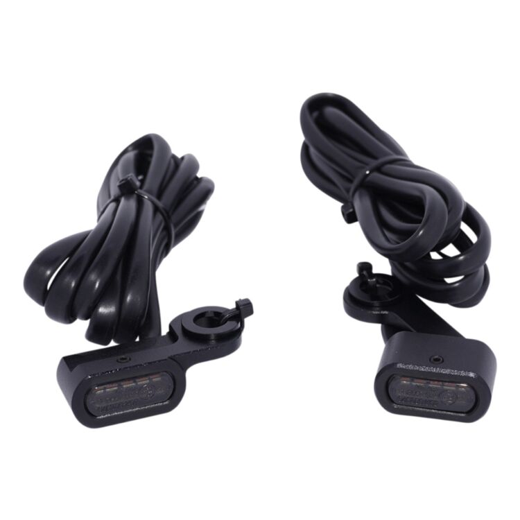 Drag Specialties LED Dual Function Handlebar Marker Lights For Harley Sportster 2014-2022