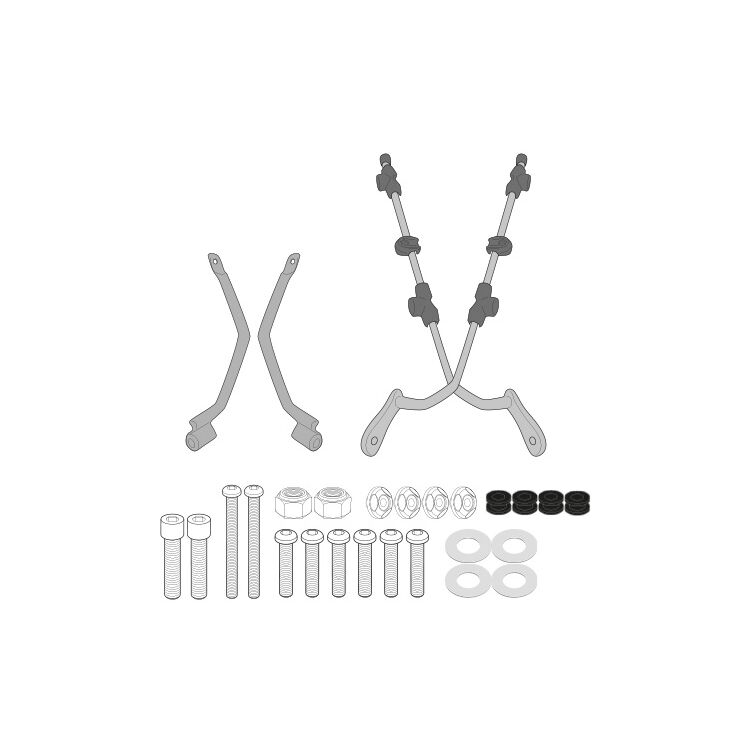 Givi A8206A Windshield Fit Kit Moto Guzzi V7 III Stone / Special 2021-2023