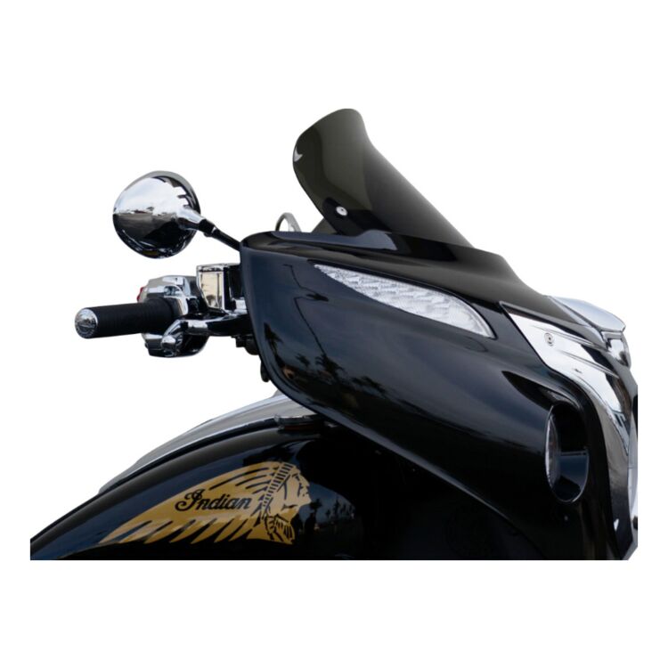 Wind Vest Gun Smoke Windshield For Indian