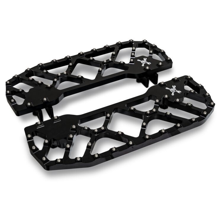 Burly Brand Mx-Evolution Rider Floorboards For Harley 1984-2026