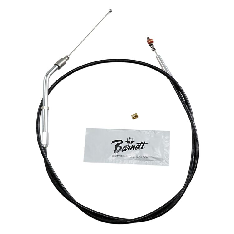 Barnett Black Vinyl Idle Cable For Harley Sportster 2007-2022 +6" [Open Box]