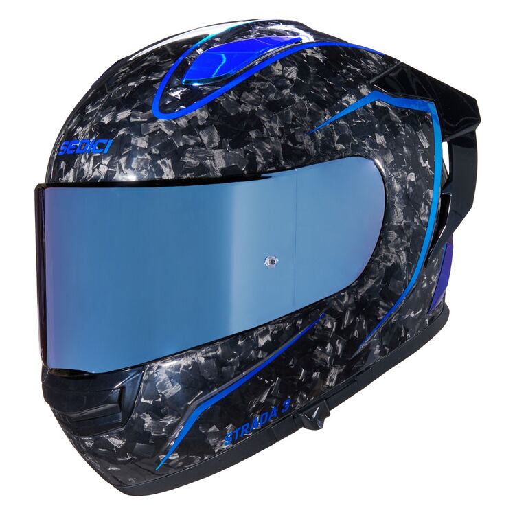 Forged Carbon/Blue Iridium