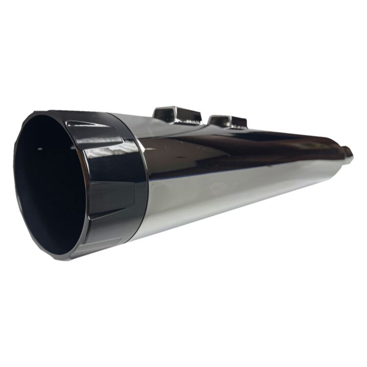 Chrome with Black End Cap