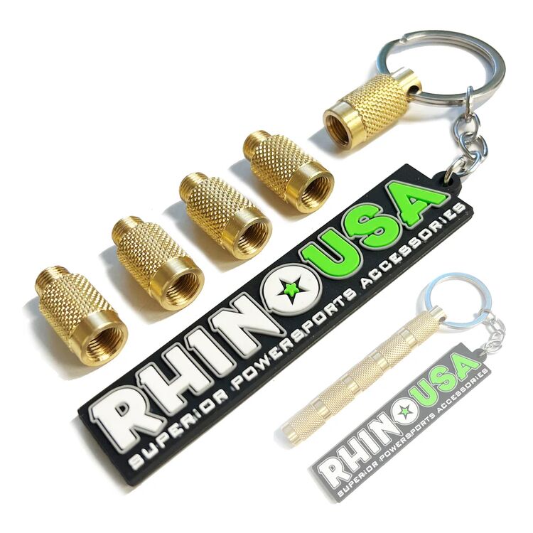 Rhino USA 0-60 PSI Tire Deflator Keychain