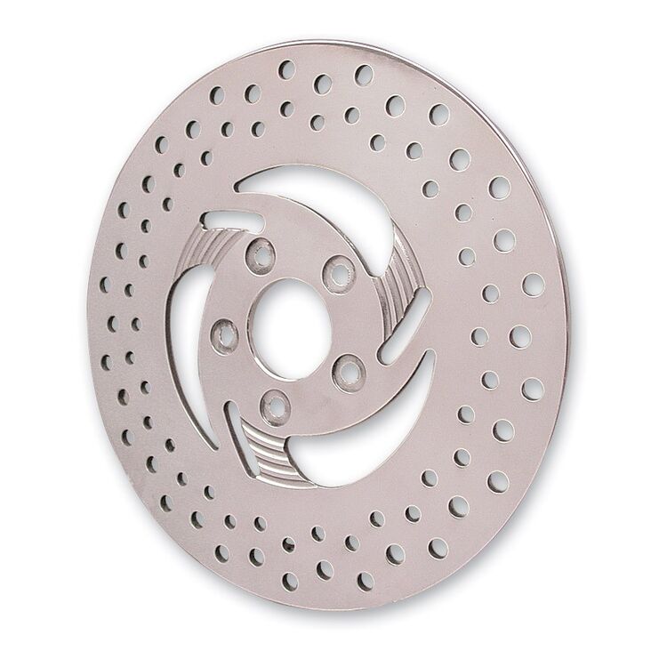 J&P Cycles Razor Style Right Rear Brake Rotor For Harley Touring / Softail / Dyna / Sportster 2000-2026 11.5" / P... [Previously Installed]