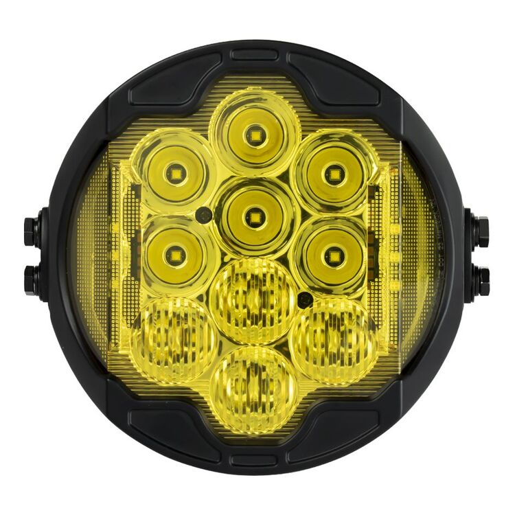 HogWorkz 7" LED Goldtooth Performance Headlight For Harley Low Rider ST 2022-2026