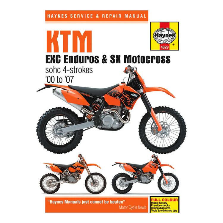 Haynes Repair Manual KTM EXC Enduros / SX Motocross 2000-2007