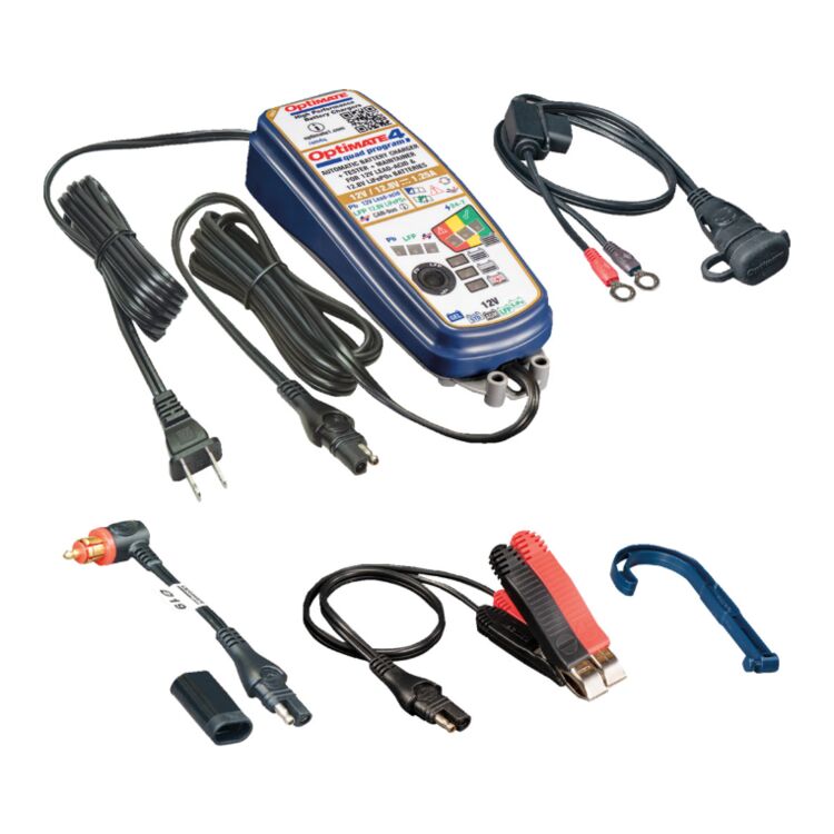 TecMate OptiMate 4 Quad Program Premium Edition Battery Charger
