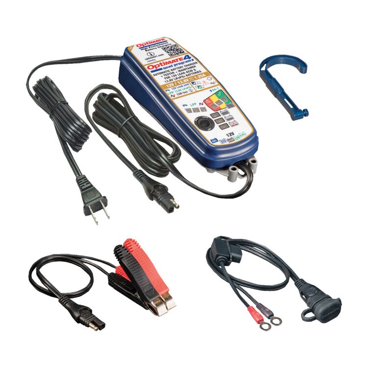 TecMate OptiMate 4 Quad Program Battery Charger