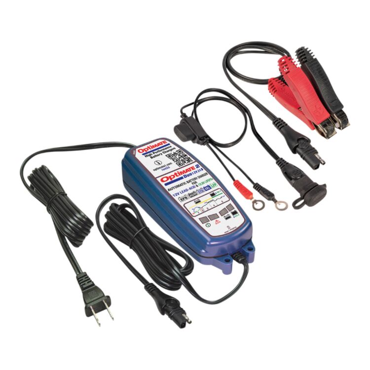TecMate OptiMate 2 DUO Bronze Series Battery Charger / Maintainer