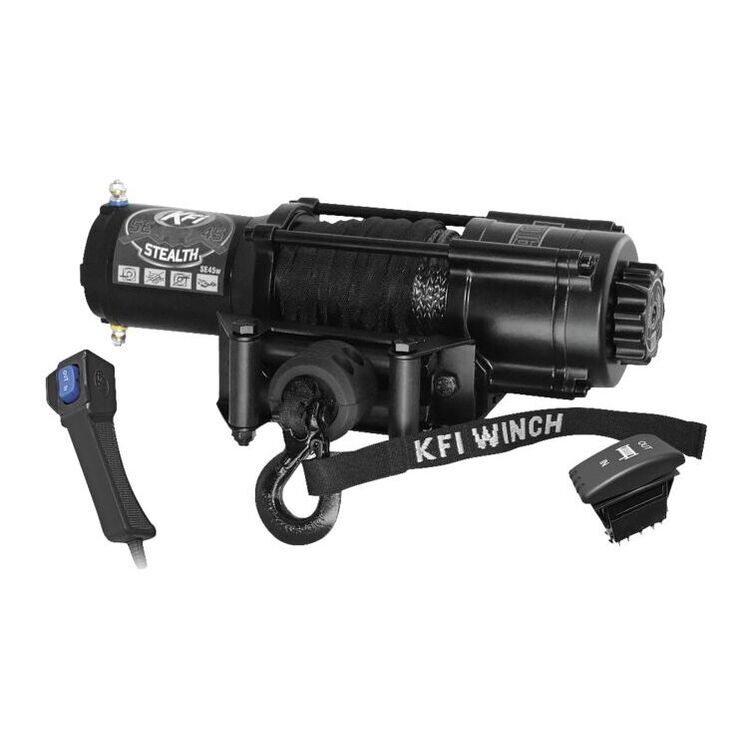 KFI 4500 UTV Stealth Series Wide Winch With Dash Switch [Open Box]