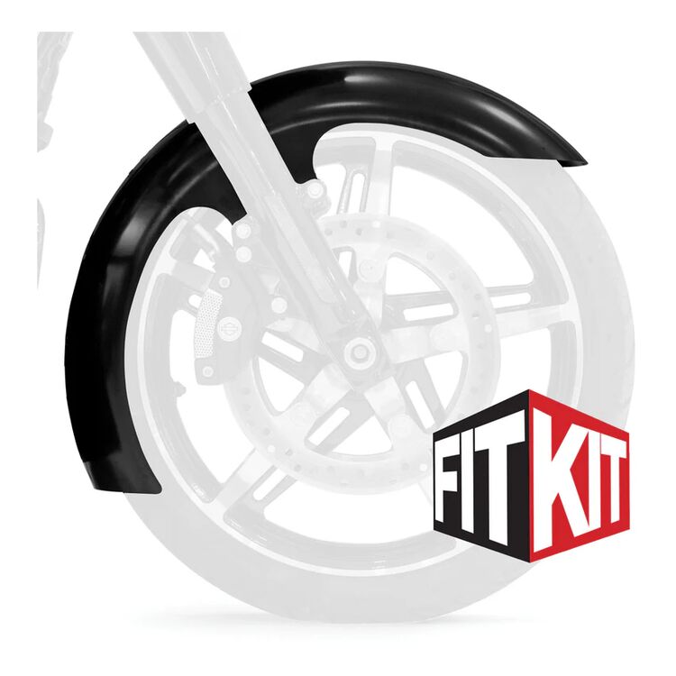 Klock Werks Slicer Tire Hugger Front Fender For Harley Touring 2023-2026