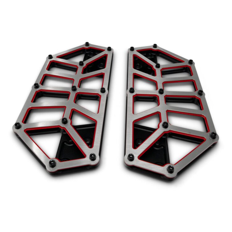 Kodlin USA NXL Redline Floorboards For Harley 1986-2026