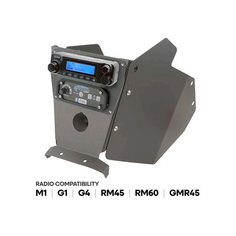 Rugged Radios Mounting Kit with Multi Mount and Side Panels Can-Am Maverick X3 2017-2025