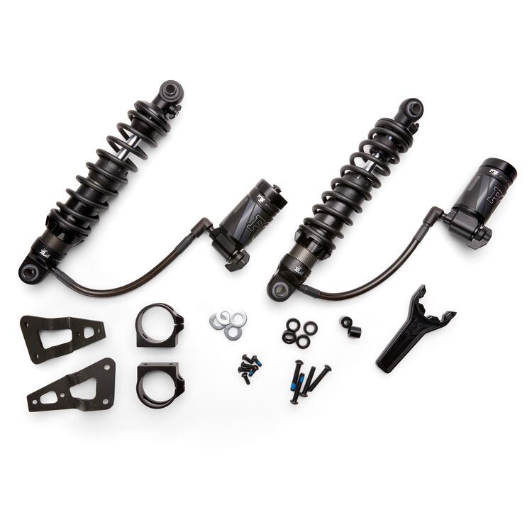Fox Factory QS3-QSR Remote Reservoir Shocks For Harley Touring 1993-2026