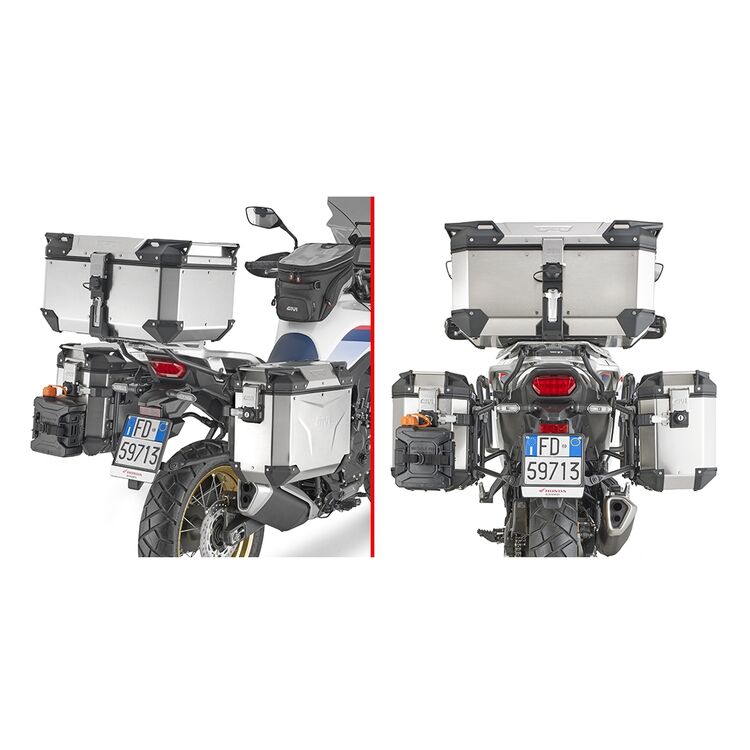 Givi PLO1201CAM Side Case Racks For Outback Side Cases Honda Transalp XL750 2024-2025 [Open Box]