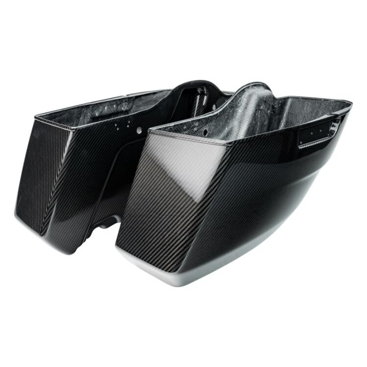 SlyFox Performance Carbon Fiber Saddlebag Bottoms For Harley Touring
