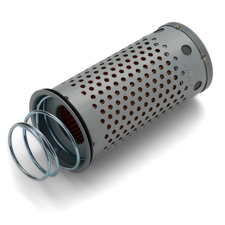 Milwaukee Twins Drop-In Oil Filter With Spring For Harley FL / FX / XL 1957-1982